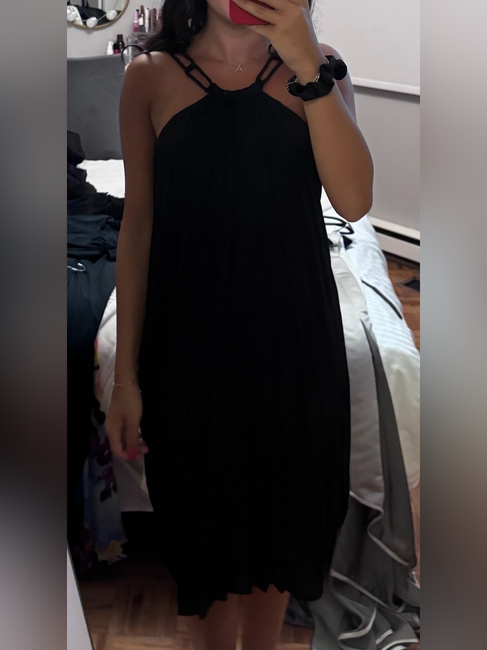Yigal Azrouel Black Halter Maxi Dress